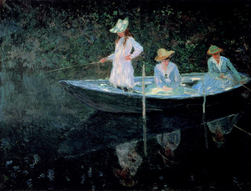Claude Monet - In the 'Norvegienne'