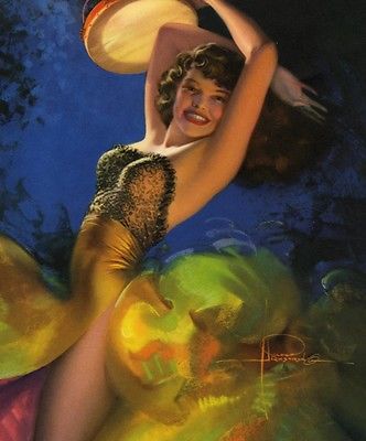 ROLF ARMSTRONG PIN UP PRINT 1900'S COLLECTION OF 10b