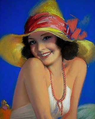 ROLF ARMSTRONG PIN UP PRINT 1900'S COLLECTION OF 10x