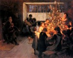 Albert Chevallier Tayler - The Christmas Tree