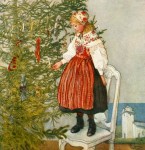 Carl Larsson - Christmas Tree Confetti