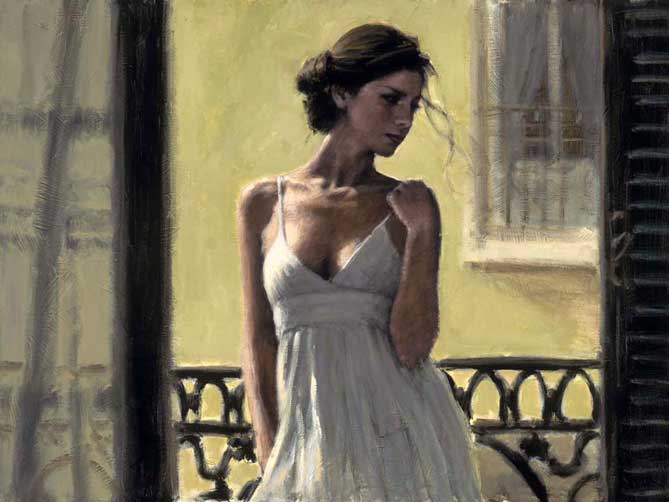 Balcony at Buenos Aires XI - Giclee on Canvas